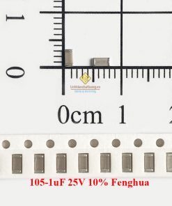 Tụ dán 1206 105-1uF 25V 10% (10 chiếc)