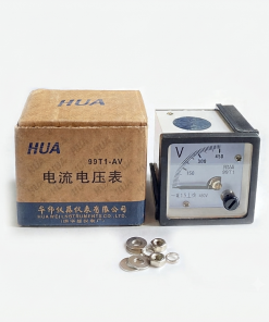 Vôn kế cơ AC 450V 99T1-V đo áp 0-450V chính hãng HUA