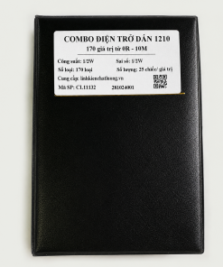 Combo điện trở dán 1210 170 giá trị từ 0R-10M 5% (1 giá trị 25 chiếc)
