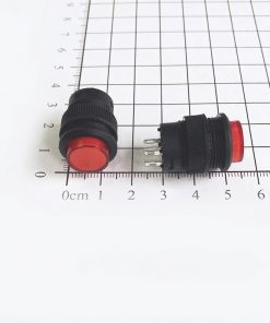 Nút nhấn giữ có đèn 16mm R16-503AD 4P 3A/250V (màu đỏ)