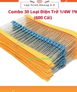 [Lập Trình Nhúng A-Z][G6] Combo 30 Loại Điện Trở 1/4W 1% (600 Cái)