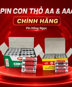 Hộp 40 viên pin Con Thỏ AA , AAA 1,5V Giá Sỉ